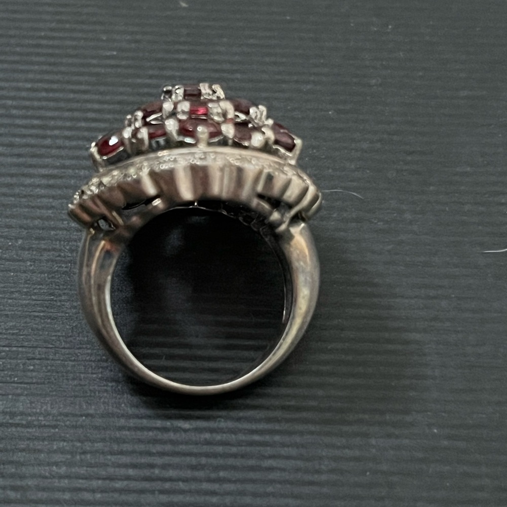 Ruby Red Gemstone Ring - image 5
